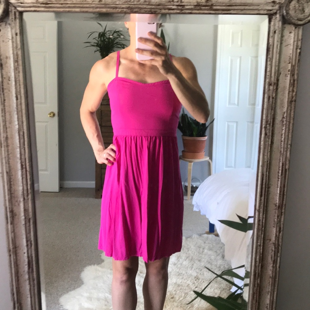 Pink summer dress size medium